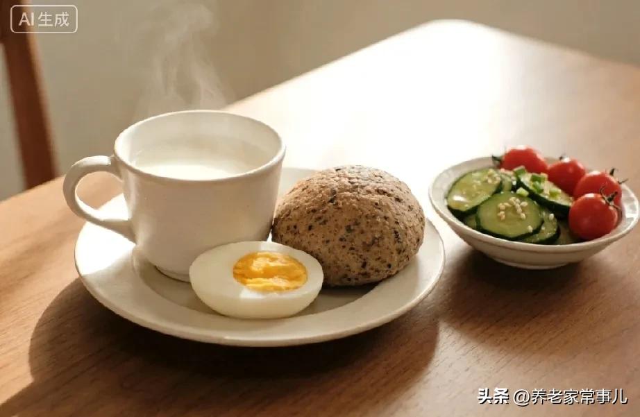 今日健康早餐搭配，可照抄：
 
1. 一杯温热水或牛奶、豆浆
2. 一份主食：杂