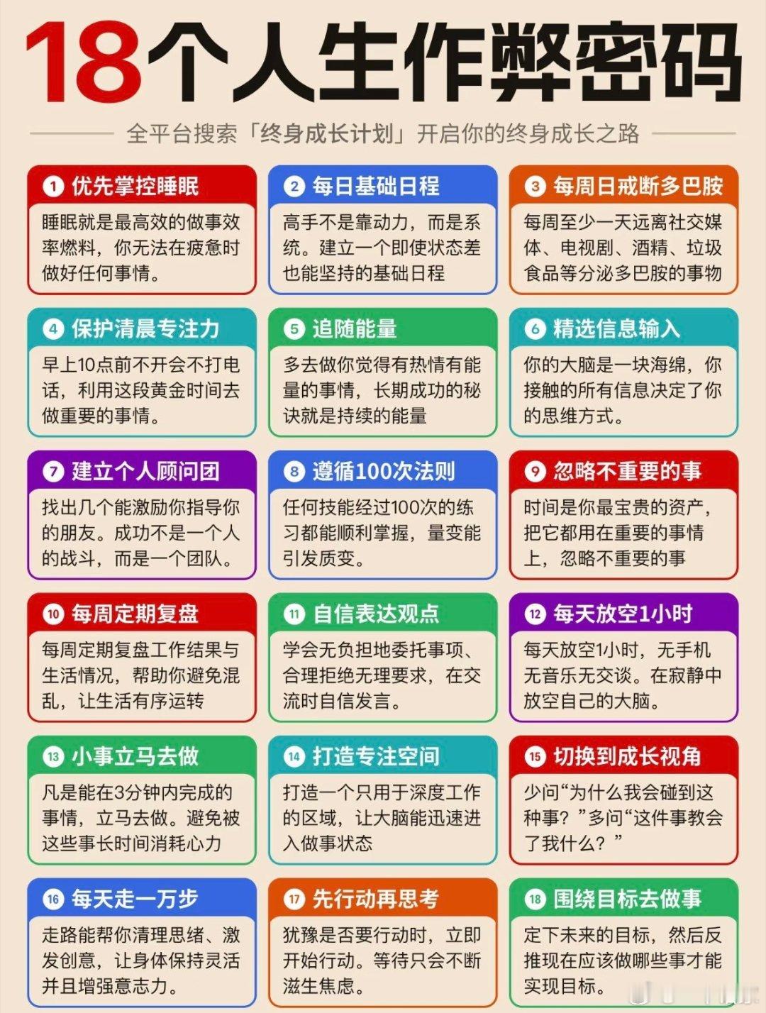 18个人生作弊密码 ​​​