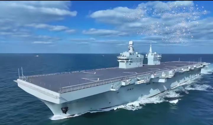 这个消息一出，许多外国军队和将领都要心慌了。
全球首艘无人机航母--076型四川