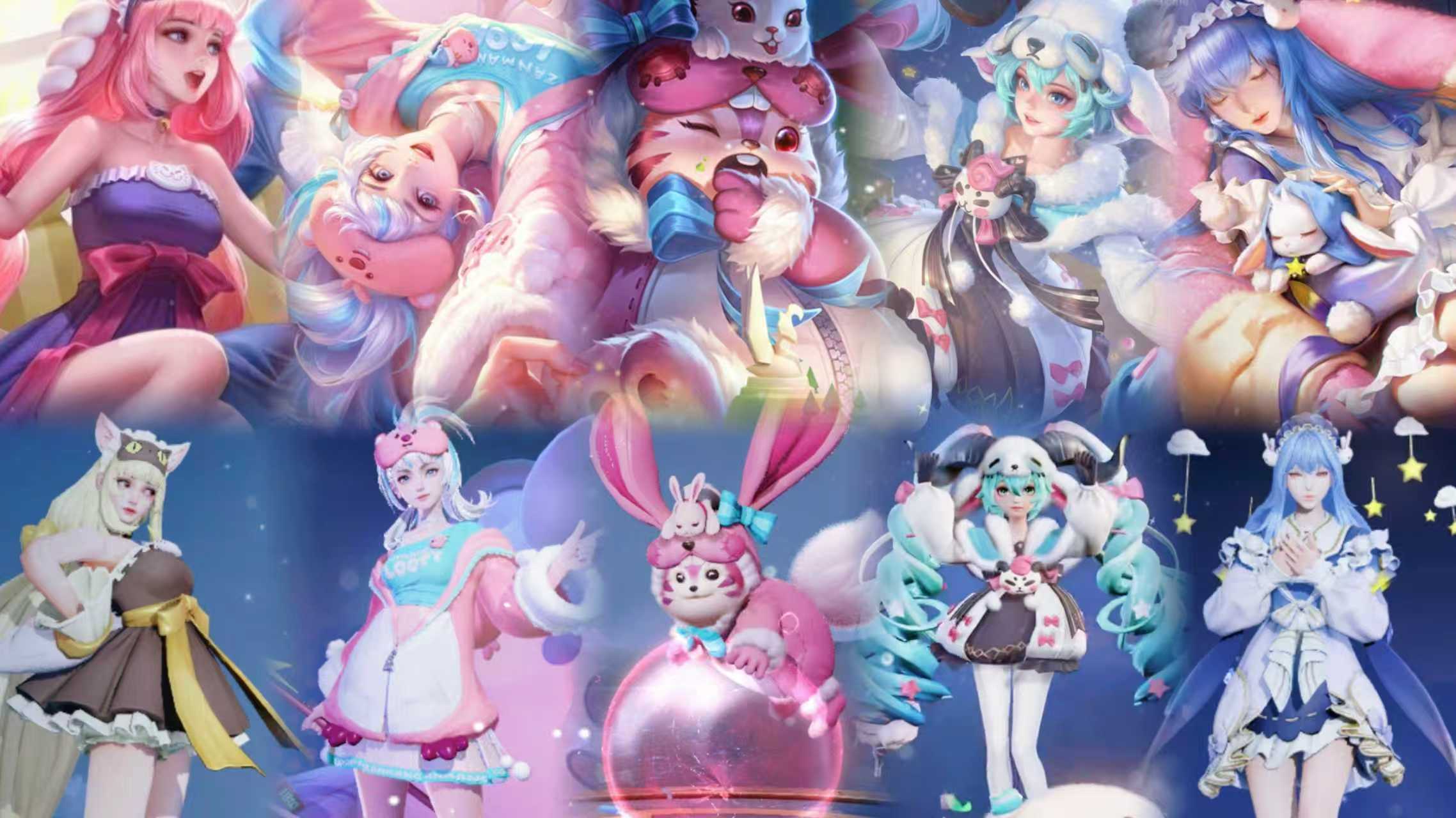 要来参加我们的睡衣派对吗？安琪拉秒杀皮肤糖果风暴 王者荣耀