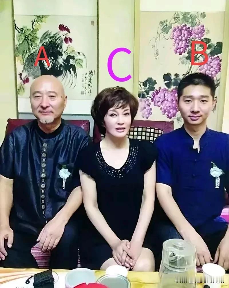 A：陈佩斯
B：陈大禹
C：C位这女的是谁？？