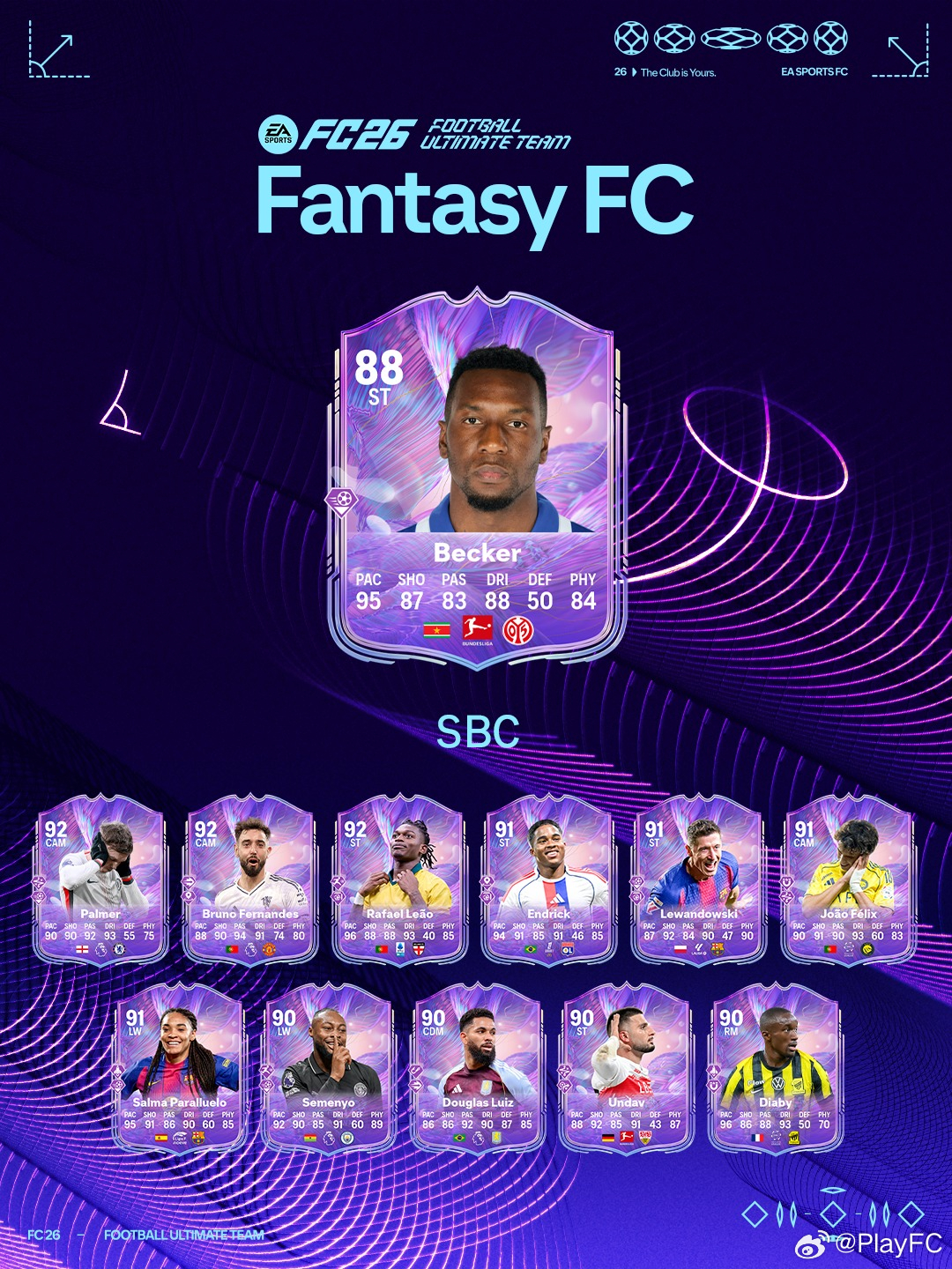 2月25日【新增 SBC】共 3 个：1. UCL 重大比赛 1｜2 个挑战2.