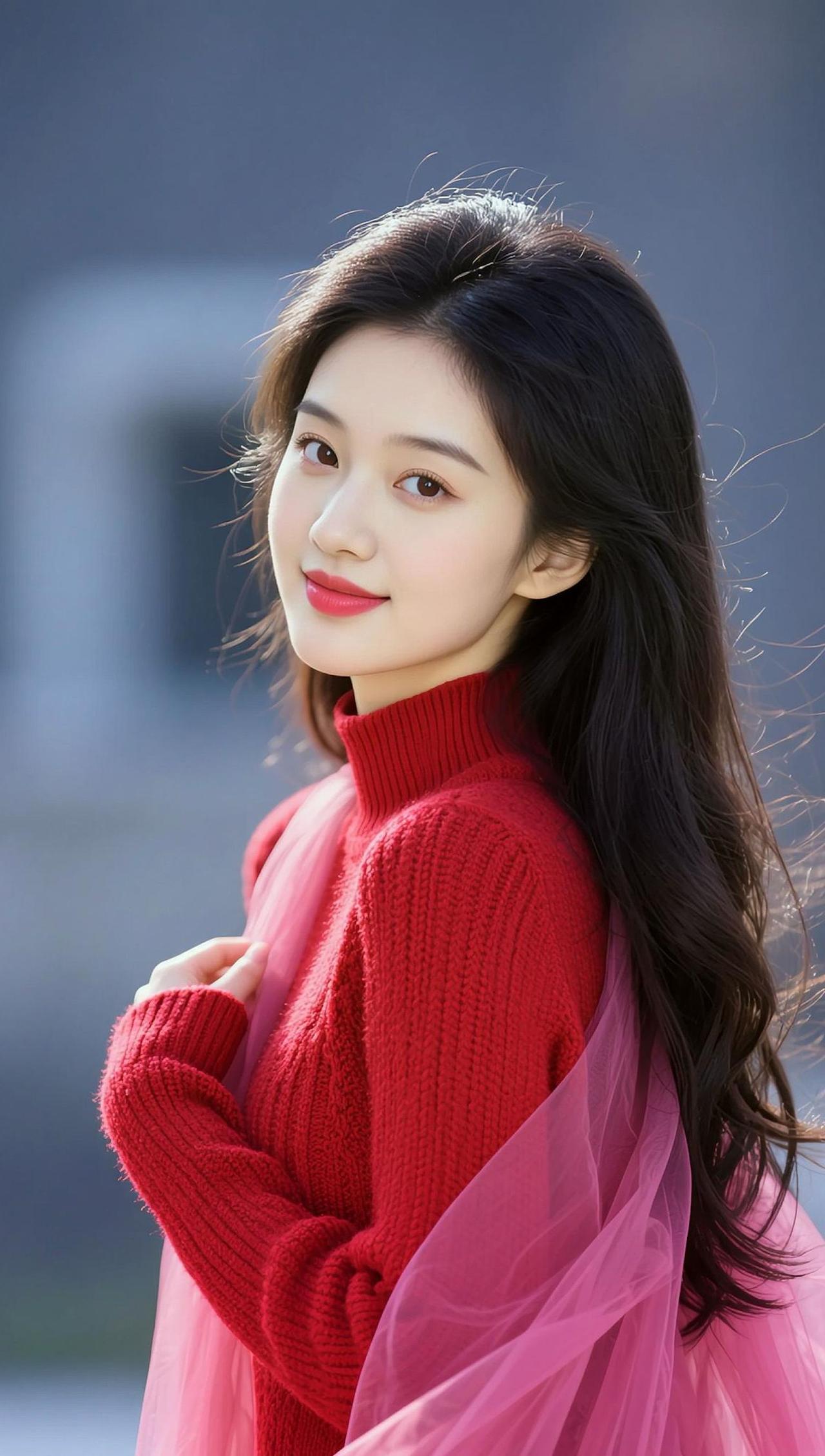 AI暖阳红装照 随变ai随便玩