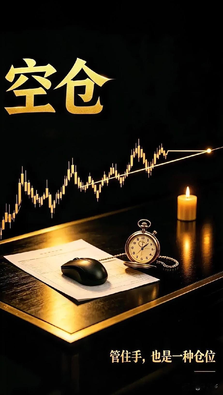 炒股的人，最难的一件事就是空仓，管住手。会炒股的人善于仓位管理，空仓也是一种仓位