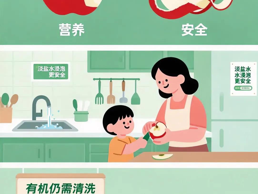 苹果皮是“营养”与“农残”的博弈，削皮吃更安全，带皮吃更营养。具体怎么选，取决于