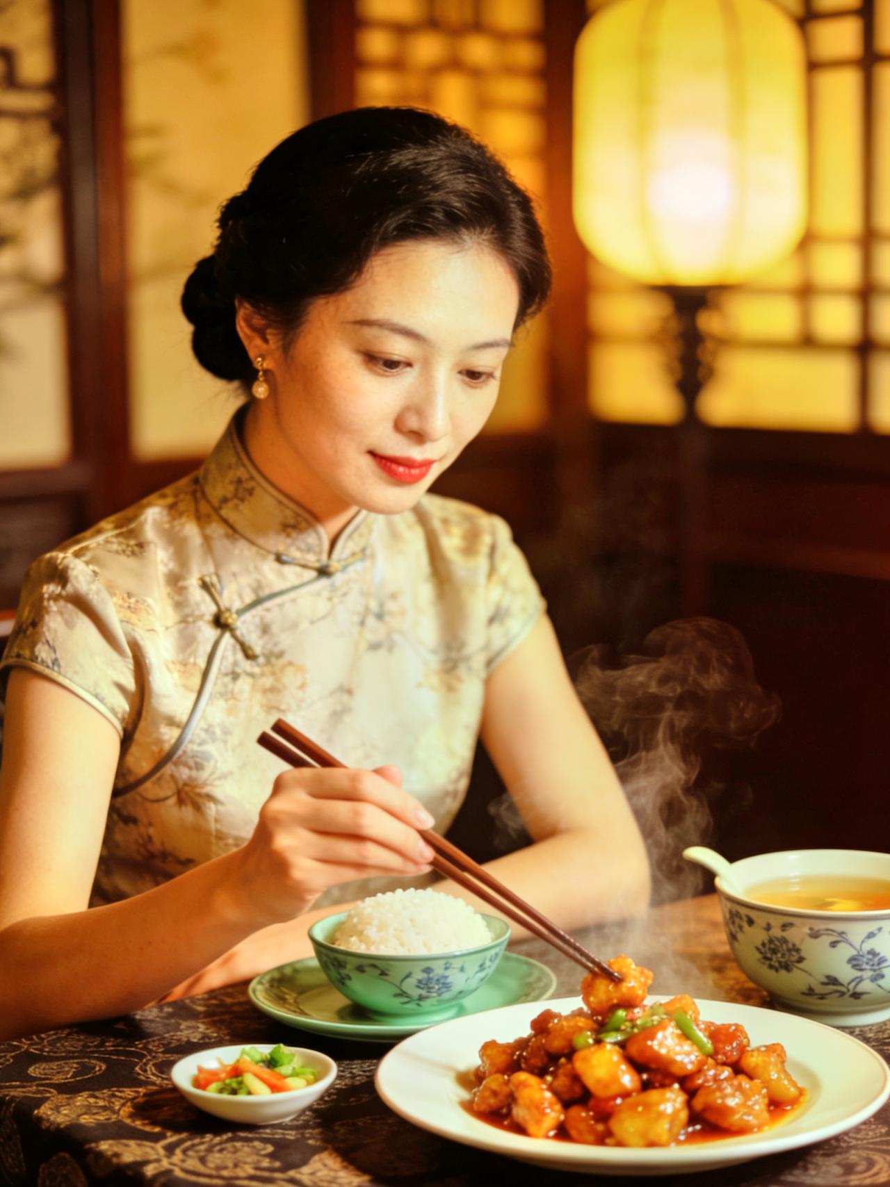 用勺子轻轻搅动着雪平锅里的小米粥，烤箱的毛果团发发“滋啦滋啦”的声音，小米粥渐渐