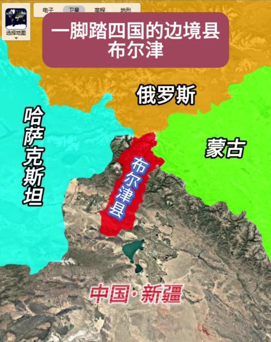 布尔津县，这真是得天独厚的世界第一格局！[心]171.8公里边境线连通俄、蒙、哈