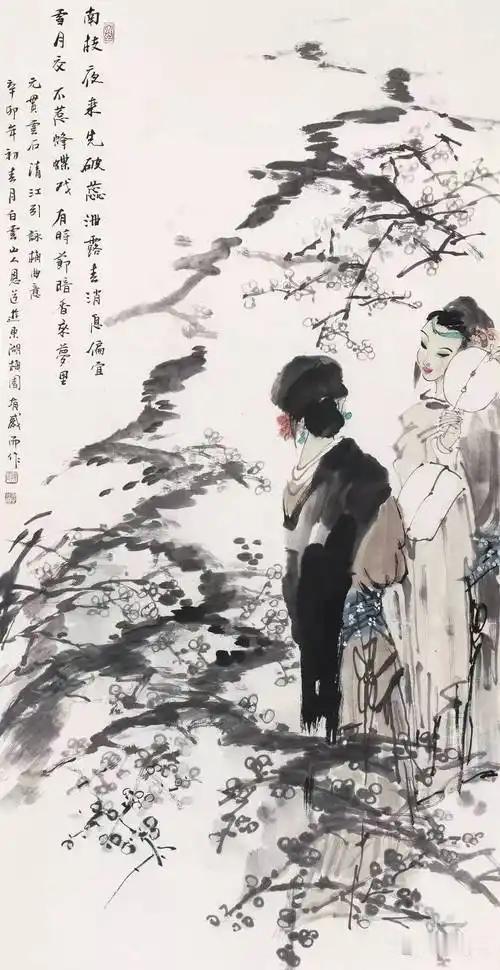 上联：且赏梅花香色俱
下联：[玫瑰]

网络图片/诚谢侵删