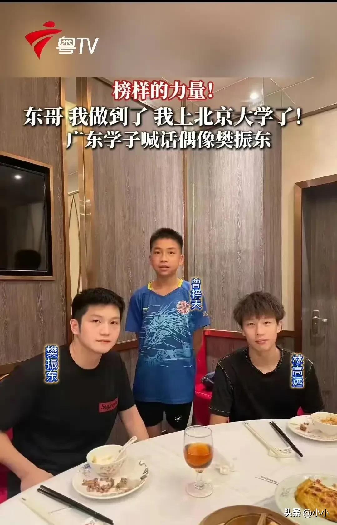 樊振东这下要哭了，

不是因为他比赛输给了谁，而是因为跟他合影过的男孩，今年高考