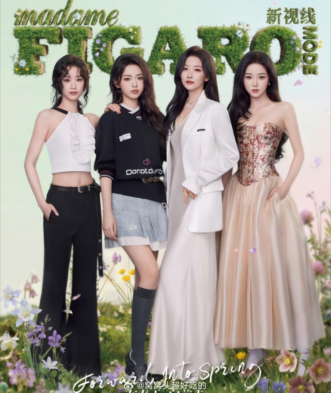 短剧女主 时尚资源啊啊啊啊啊，四倍美丽暴击！！！费加罗这波简直就是颜狗天堂时刻！