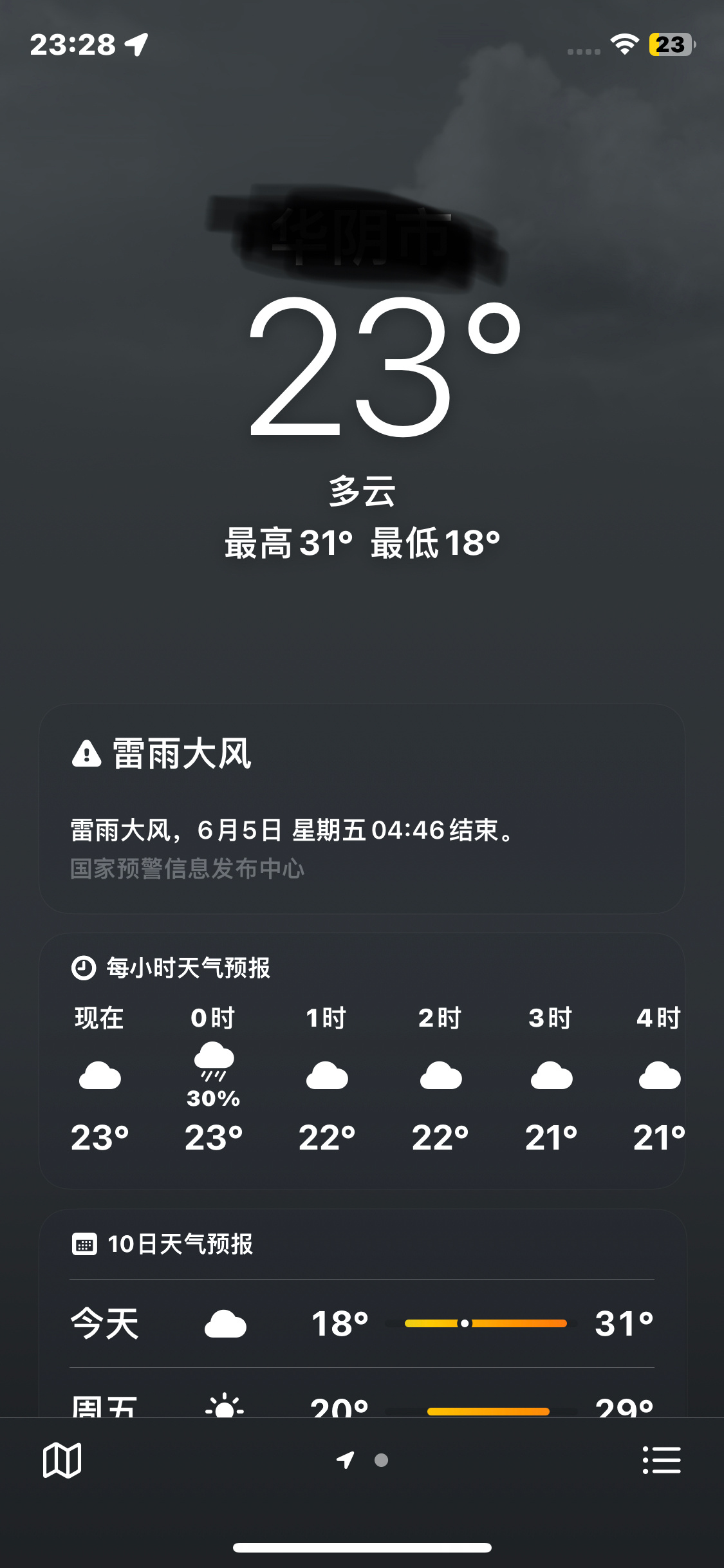 我的大晴天呢