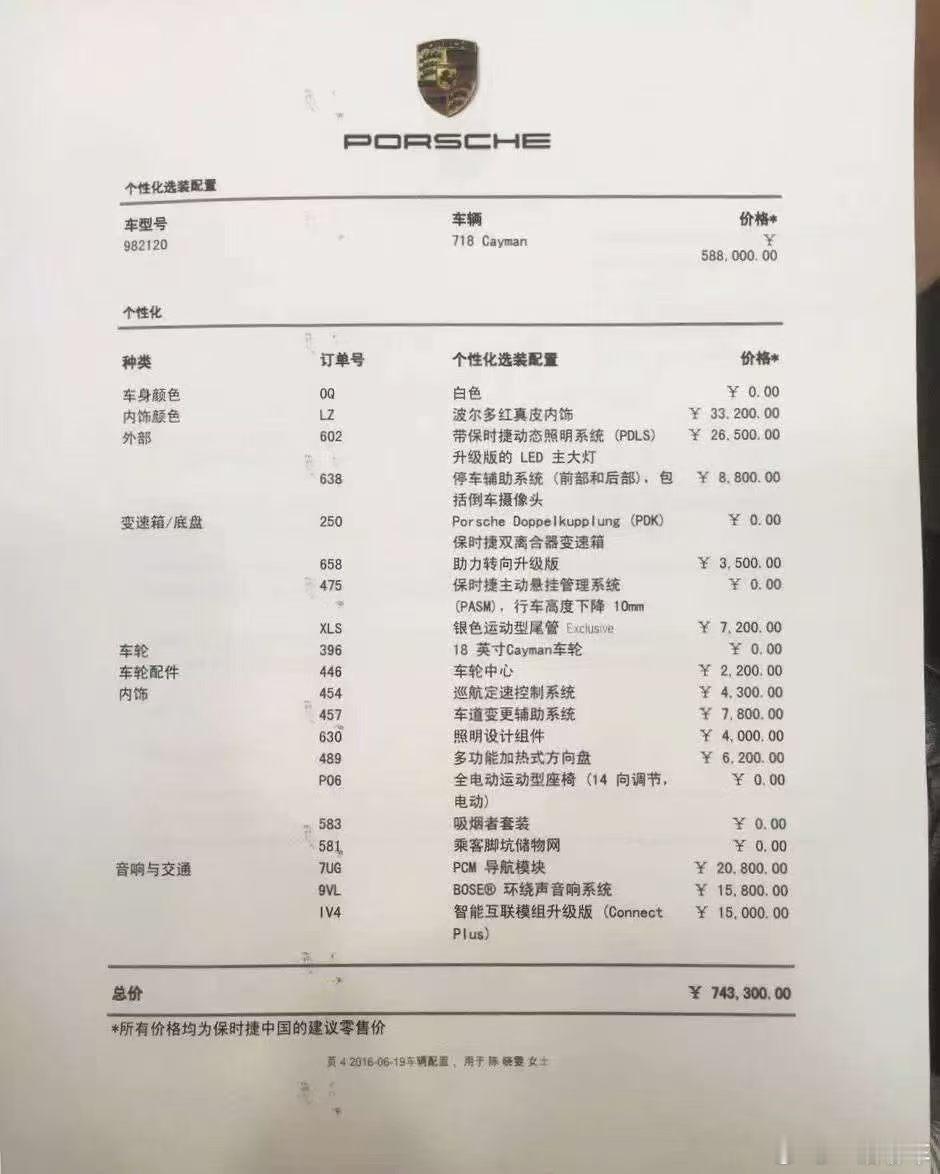 太有实力啦 大哥找我同时下了两个订单 找一台718跟卡宴 先找了一台718  个