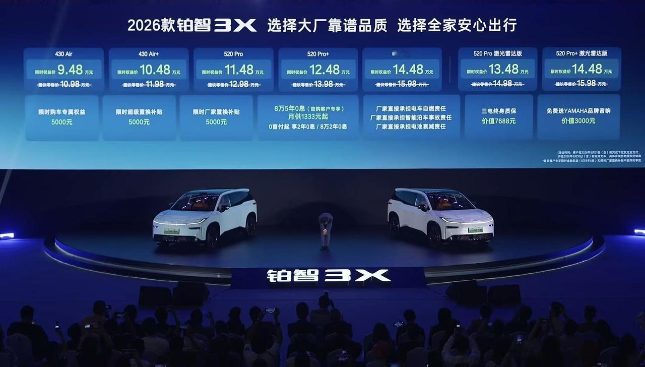2026款的广汽丰田铂智3X上市，作为去年的合资电车销冠，这次2026款最大升级