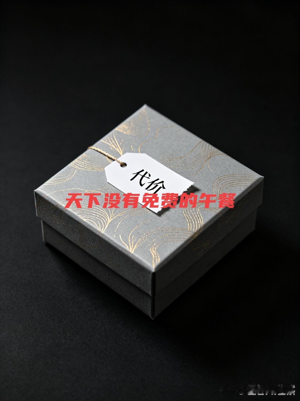 免费的馈赠，都藏着代价，别轻信天上掉下来的好处！
 
世间所有免费的馈赠，早都暗