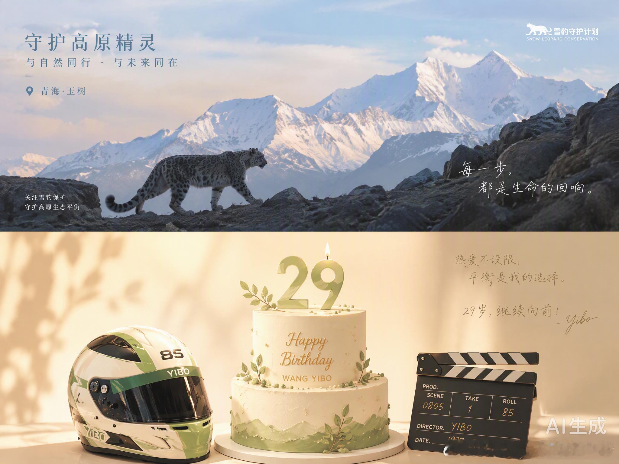 王一博生日看到工作室给29岁的定义：“缓冲、冲刺、平衡”。比起“三十而立”的紧迫