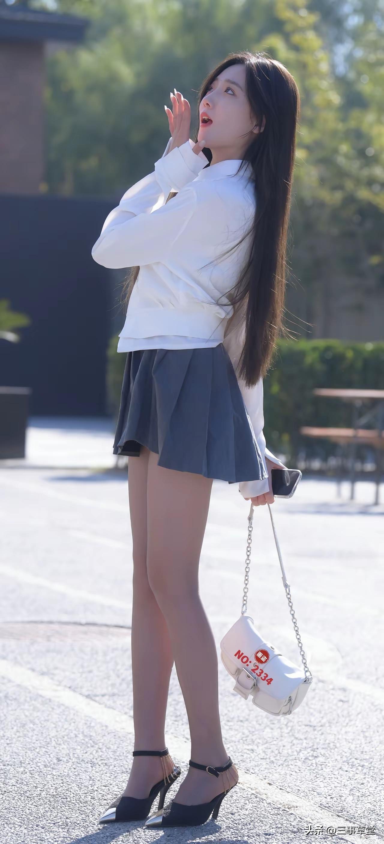 青春洋溢的校园风穿搭，甜美少女心满满！💕