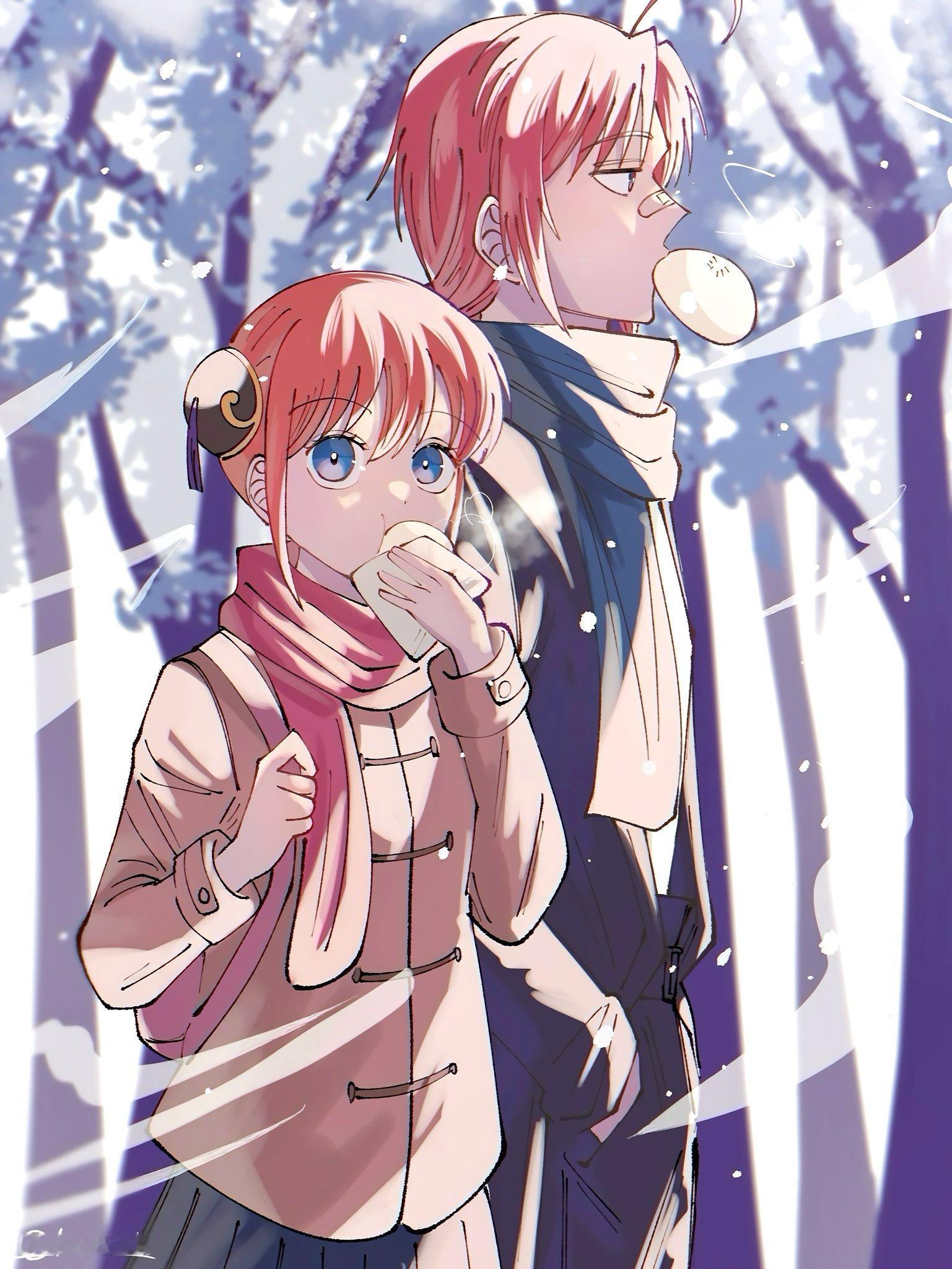银魂  动漫嘉年华 兄神兄妹的冬季时光cr：kinosita_16 