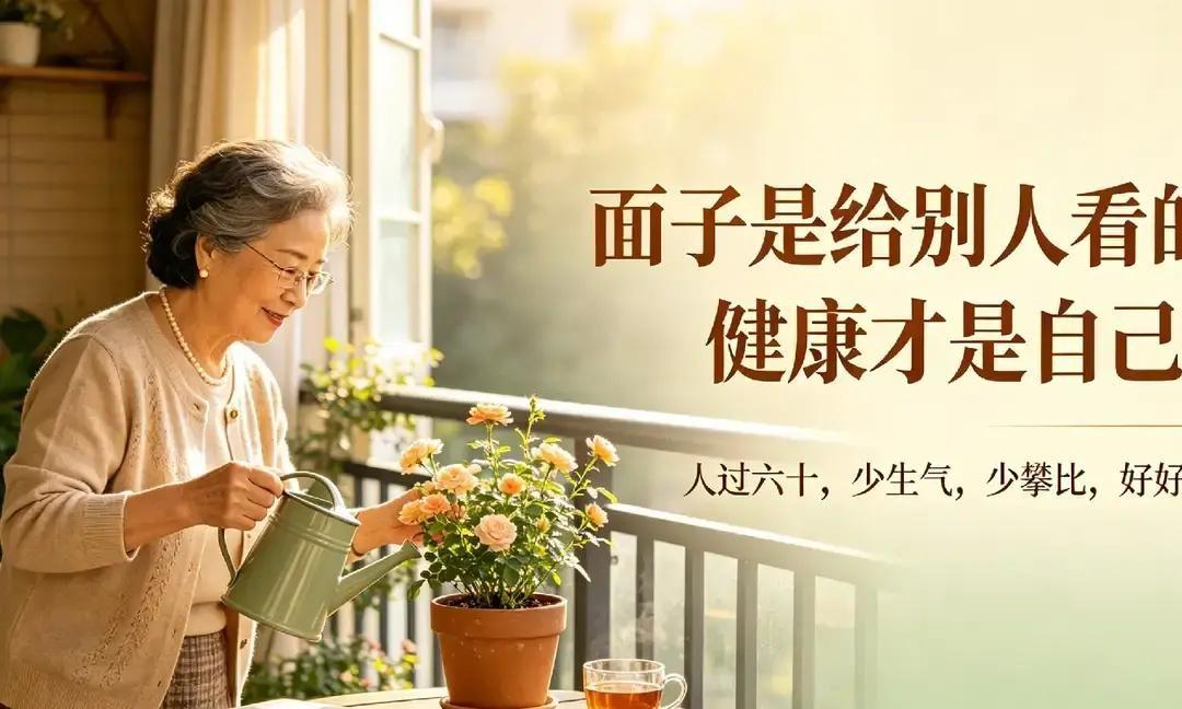 人一上年纪就会明白，最不该硬撑的，就是那点面子。

前两天我和梅姨坐在楼下聊天，