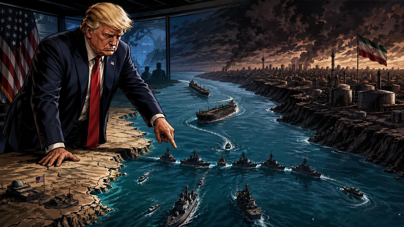 特朗普打出长期封锁伊朗牌：一场没有速胜答案的中东消耗战特朗普对伊朗的施压正在进入