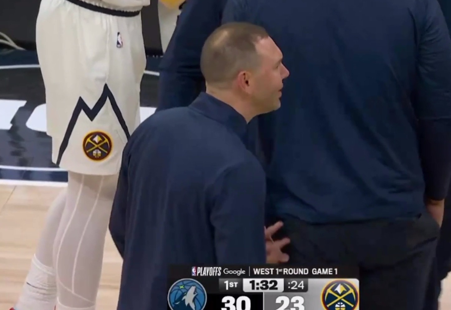 还想说今天小阿今天给人感觉挺横的，一顿对着裁判输出，然后就被给了个T森林狼vs掘