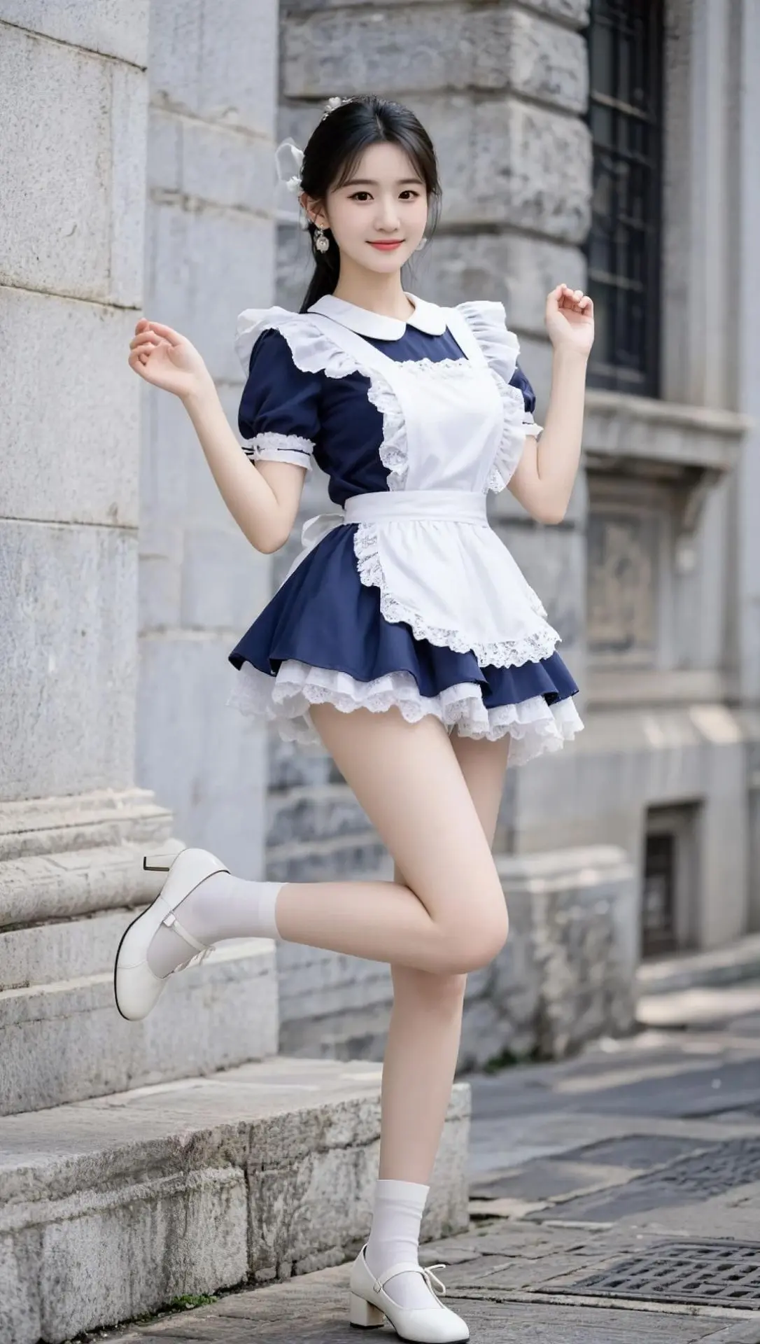 AI女仆风写真 ai创作