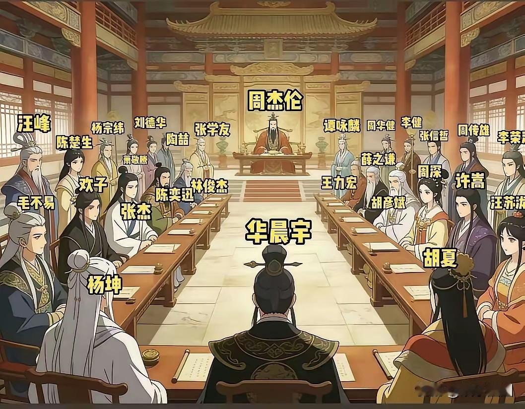 这是哪位大佬做的图，张靓颖、邓紫棋、王心凌、张韶涵这些都没有机会上桌吗？