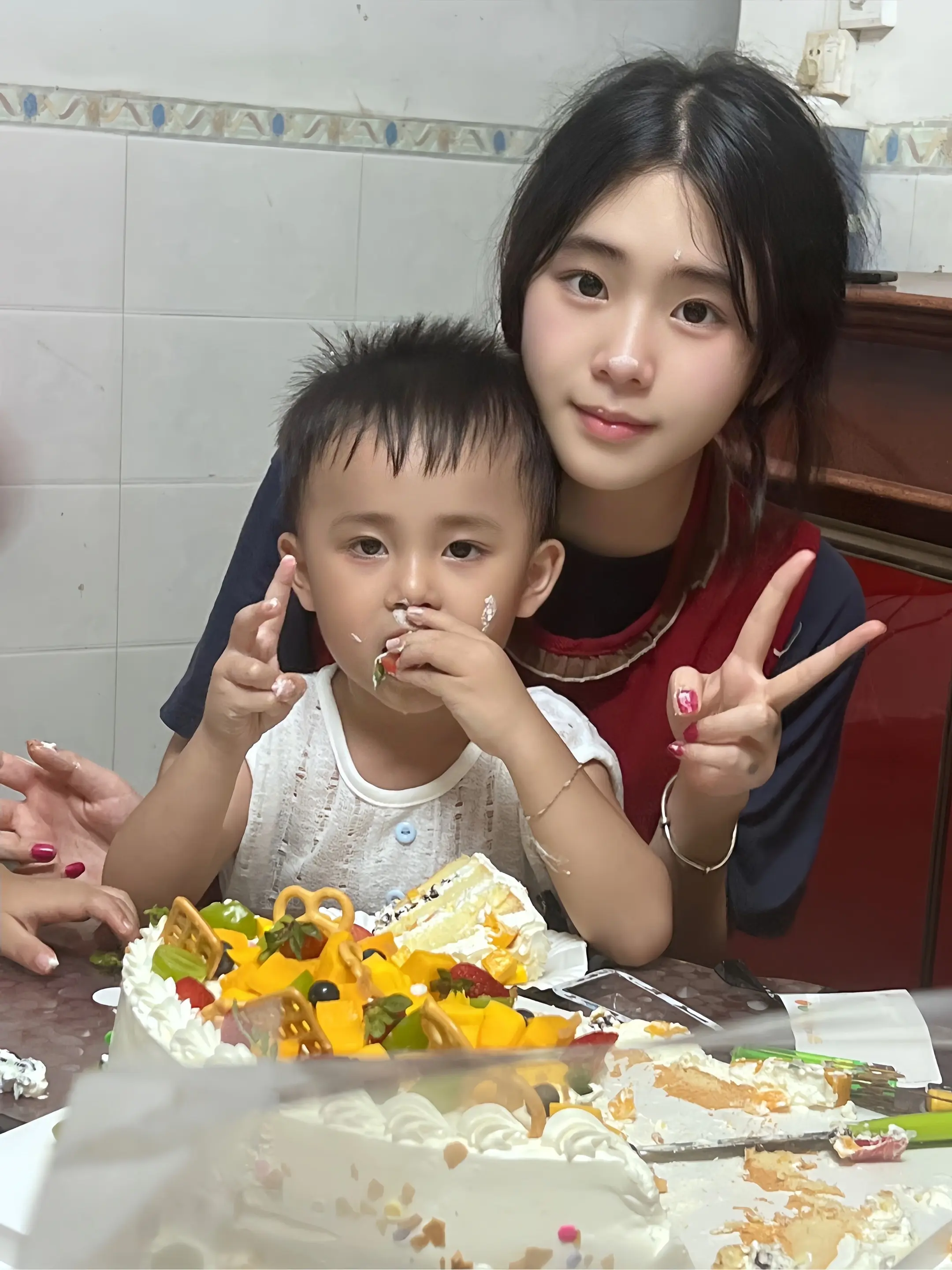 当妈妈的第4年 生日快乐哦我的宝贝儿子健康成长每一天