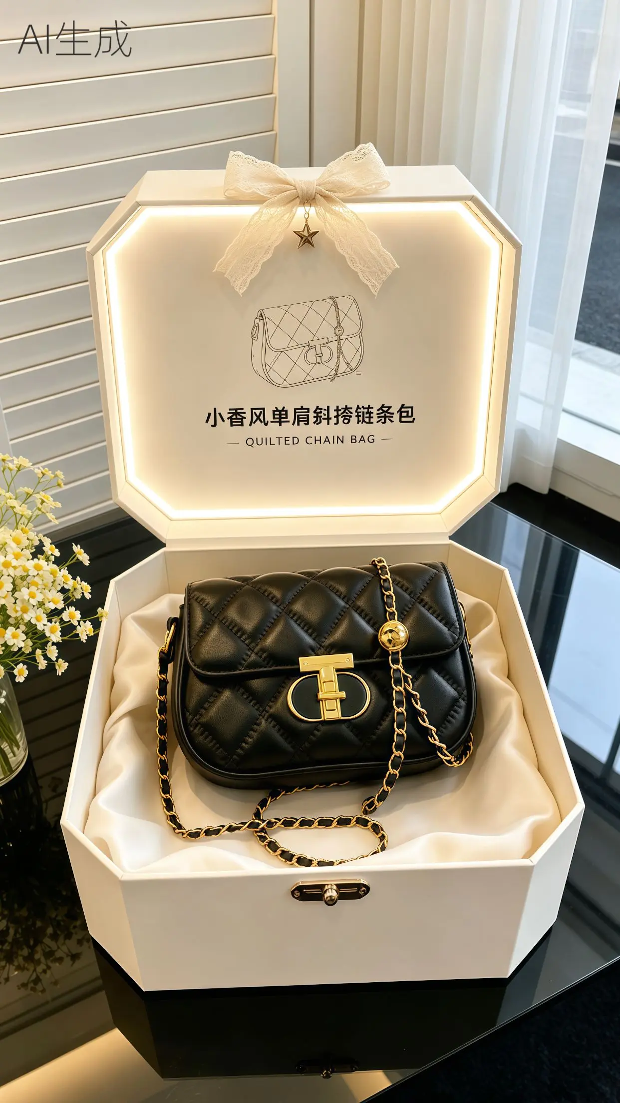小香风包包 链条包 女孩喜欢的礼物