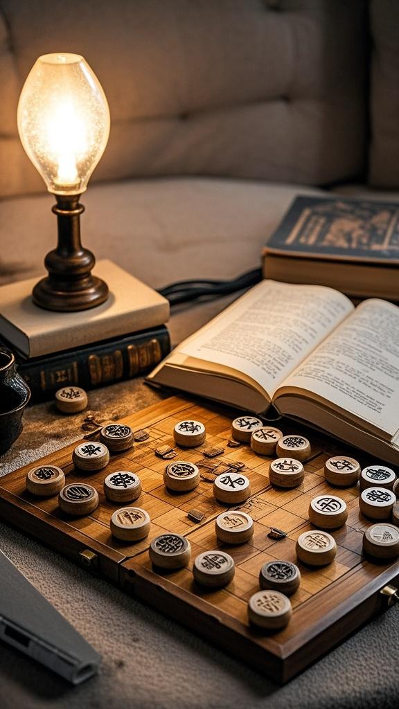 象棋 象棋这玩意儿，真是魅力无穷。小时候我就喜欢跟爷爷杀几盘。棋盘上，“车”横冲