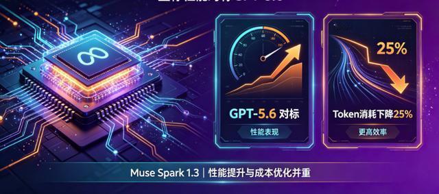 Meta甩出Muse Spark 1.3：宣称性能对标GPT‑5.6，Token