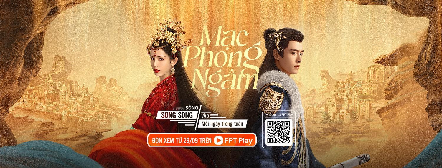 哈妮克孜、方逸伦领衔主演《漠风吟》越南FPT Play平台同步播出#哈妮克孜方逸