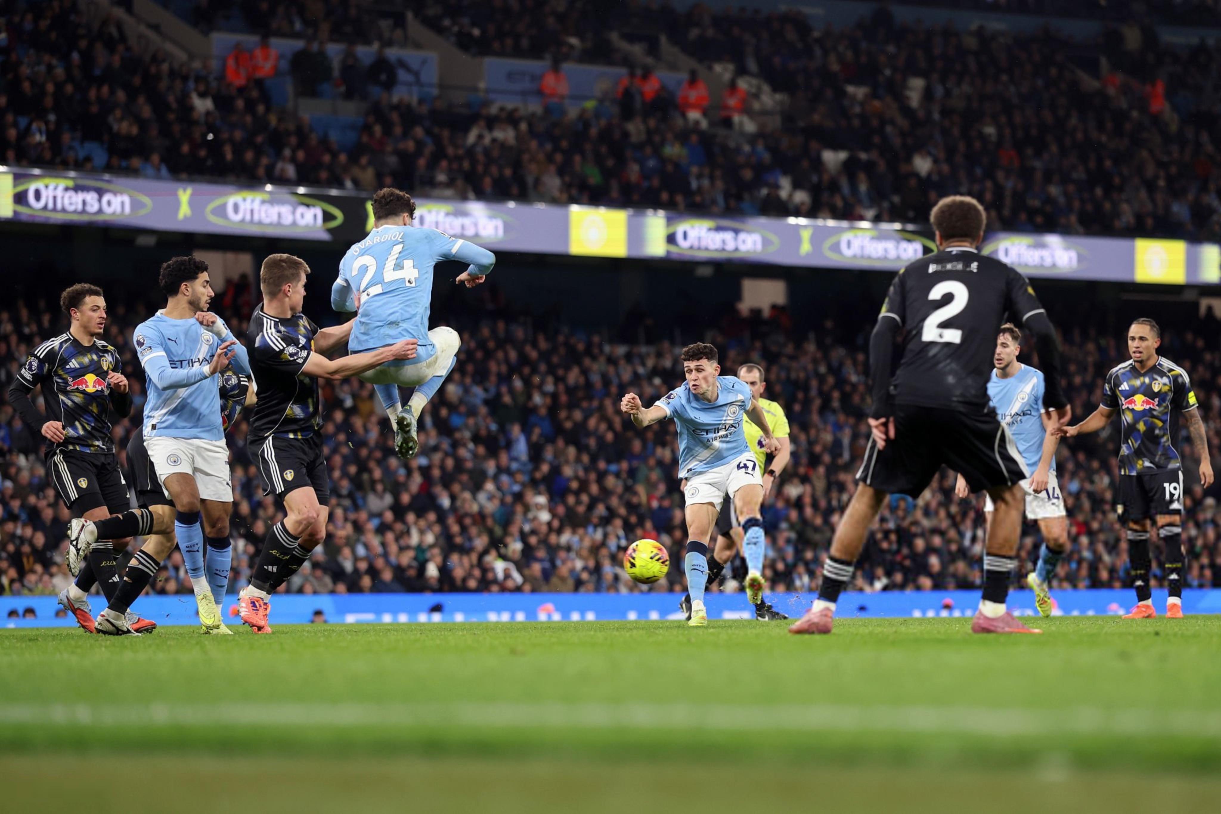 福登🔥🔥🔥曼城vs利兹联曼城3比2利兹联