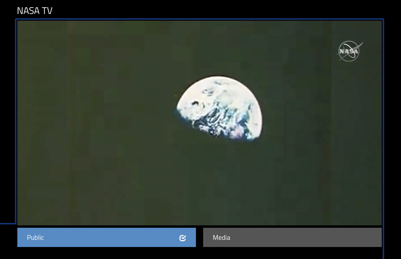 NASA TV是NASA推出的一档电视节目，有直播，访谈，还有纪录片。NASA 