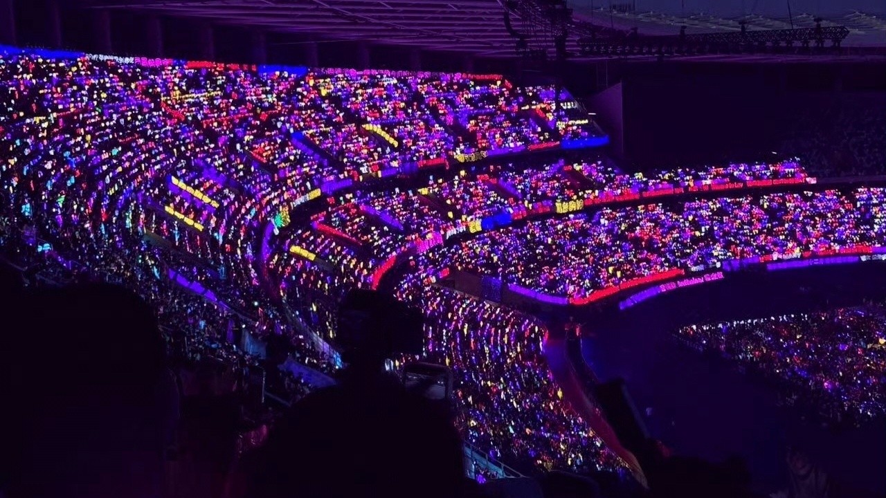 时代少年团演唱会马嘉祺宋亚轩灯牌 💜🩵 