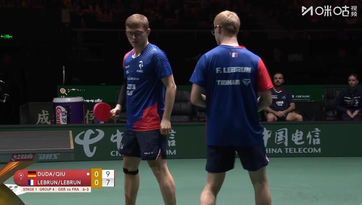 党达0-1勒布伦兄弟德国6-4法国 