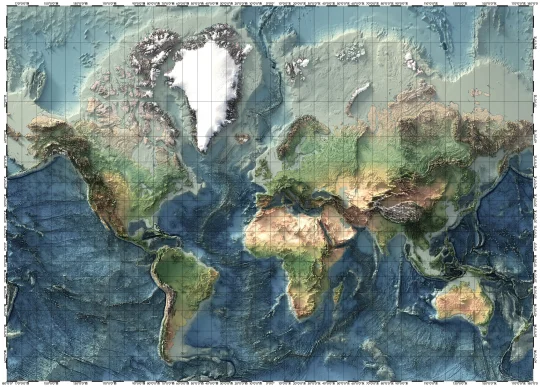 看起来格林兰岛比非洲都大？（墨卡托）