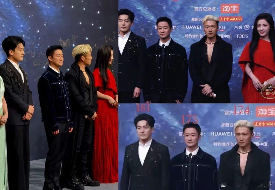 我严重怀疑，吴京说谎了，他昨天跟谢霆锋站在一起的时候，明明比他矮，但他官方写的比