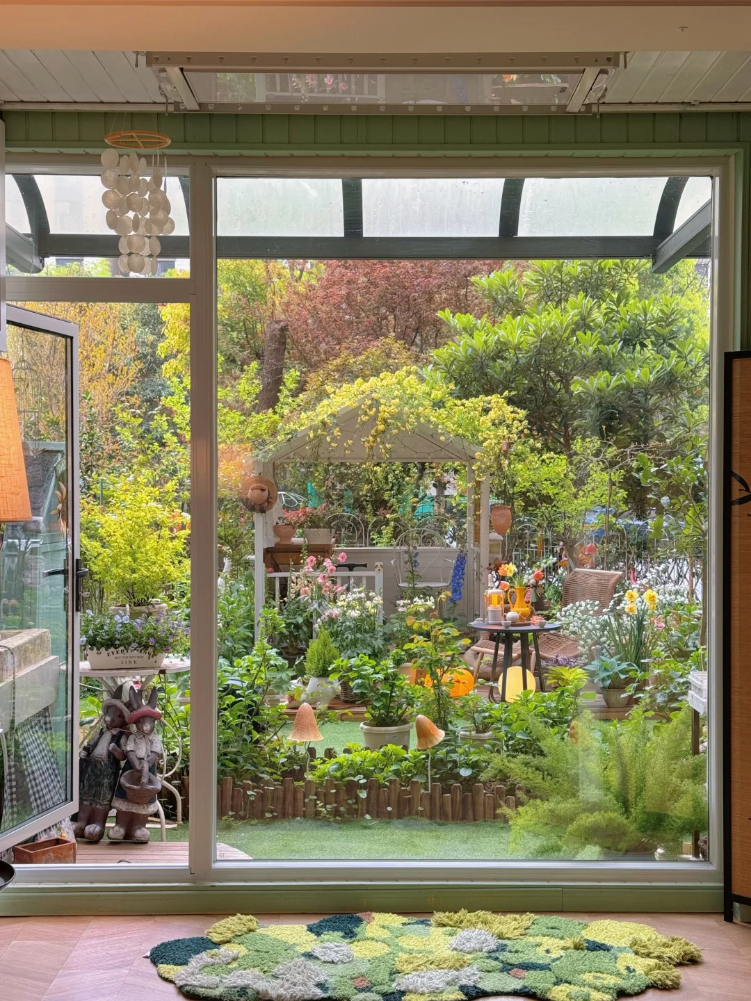 住一楼带院的房子🏠在这一刻值了～