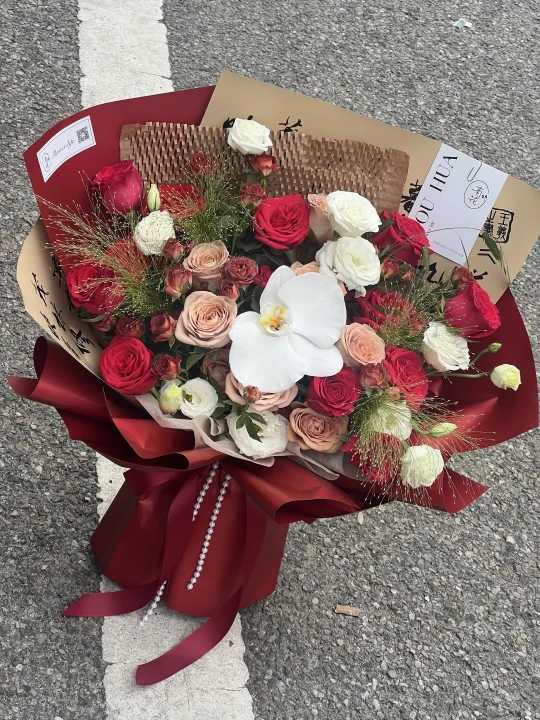 订婚国风花束