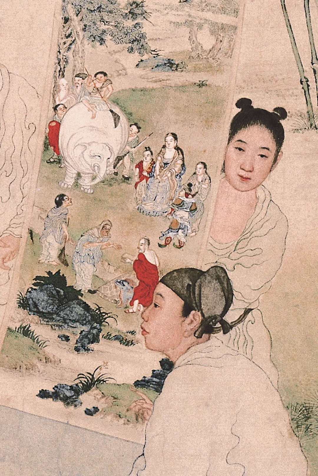 放大10倍看古画，确定这不是ai？