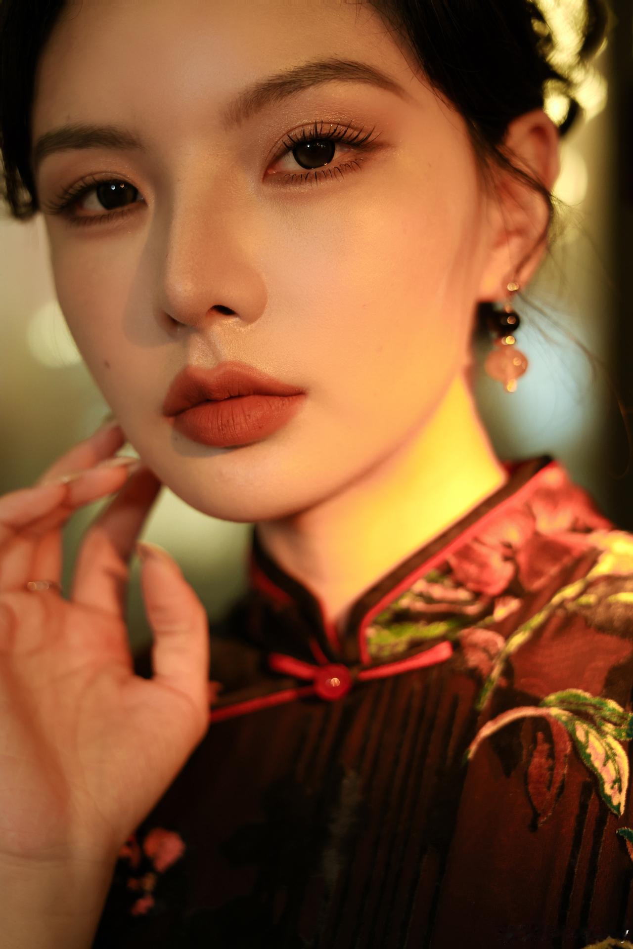 美人照怎么拍才好看美女旗袍穿搭写真