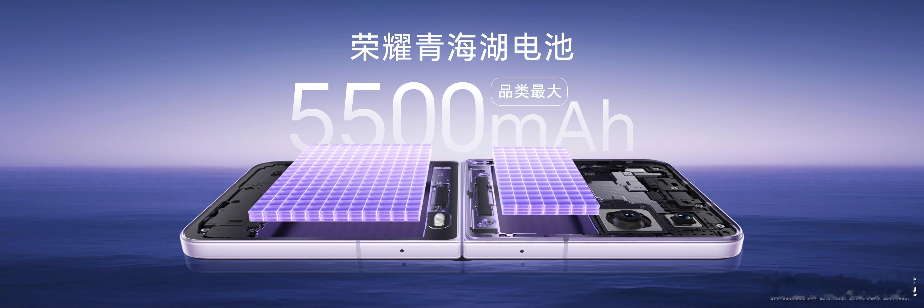 荣耀Magic V Flip2小折叠竟然有5500mAh的大电池，支持IP58、