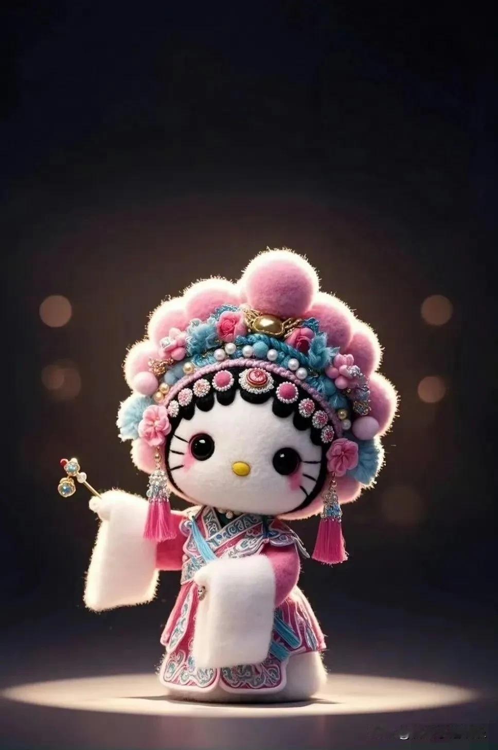 HelloKitty版”国潮京剧，萌翻天的创意会不会让你眼前一亮！