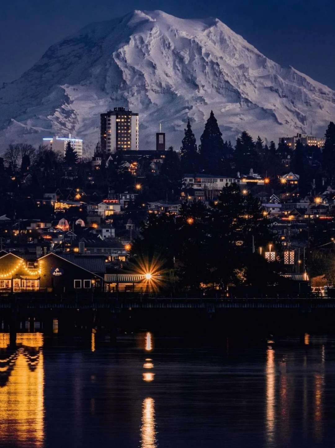 美国最高火山🌋城市就能欣赏到的震撼景观！