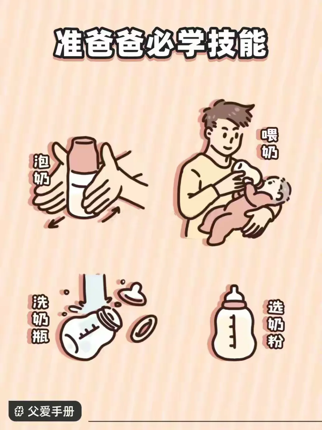 新手爸妈必看：准爸爸必学技能‼️