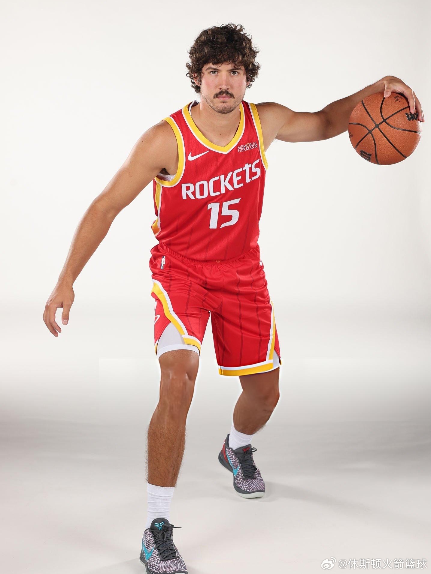 2026-2027赛季休斯顿火箭队媒体日写真拍摄 📸休斯顿火箭nba吐槽大会休