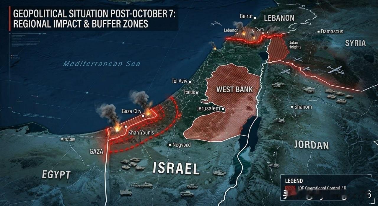 🚨🇮🇱🇵🇸🇱🇧🇸🇾 自2023年以来，以色列已在加沙、黎巴嫩和
