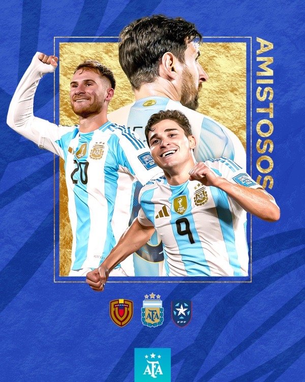 🇦🇷阿根廷国家队确认了 10 月份的两场友谊赛赛程 ：🔥阿根廷对阵委内瑞拉