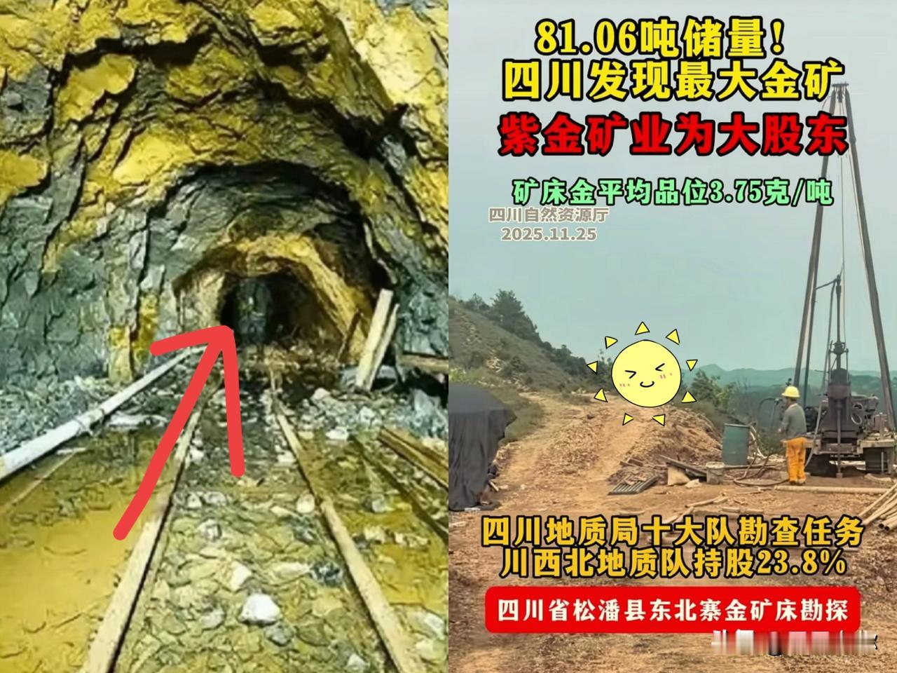 快讯快讯！
四川省发现了特大金矿！
新增金资源量高达28吨！
 
别以为这金矿是