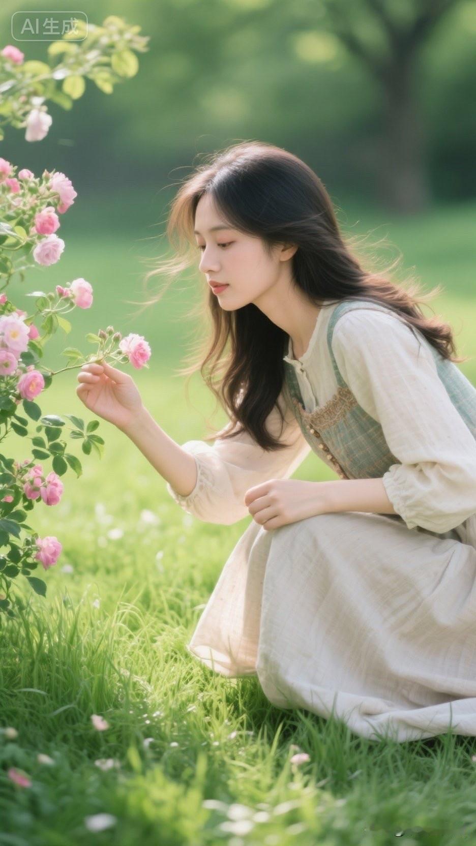 在花海中，与自然亲密接触，感受生活的美好。